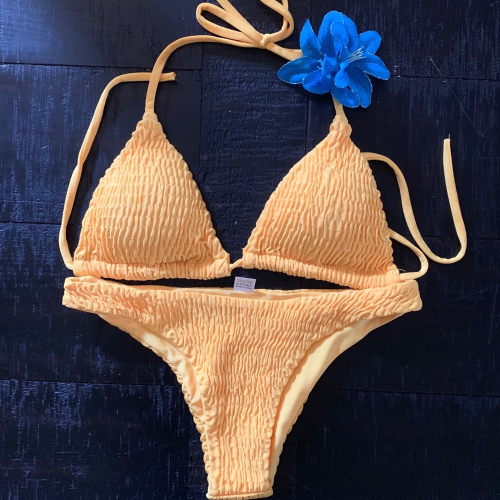 SHEIN Yellow Bikini